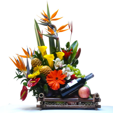 Arreglos florales con Frutas