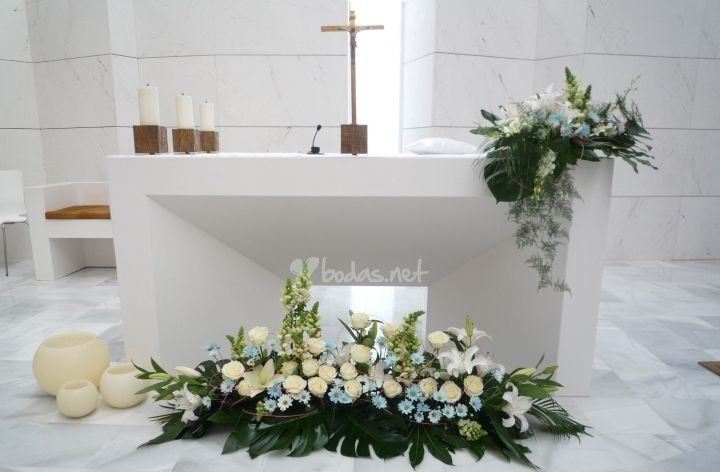 Arreglos florales para iglesia