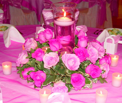 Arreglos florales para 15 años