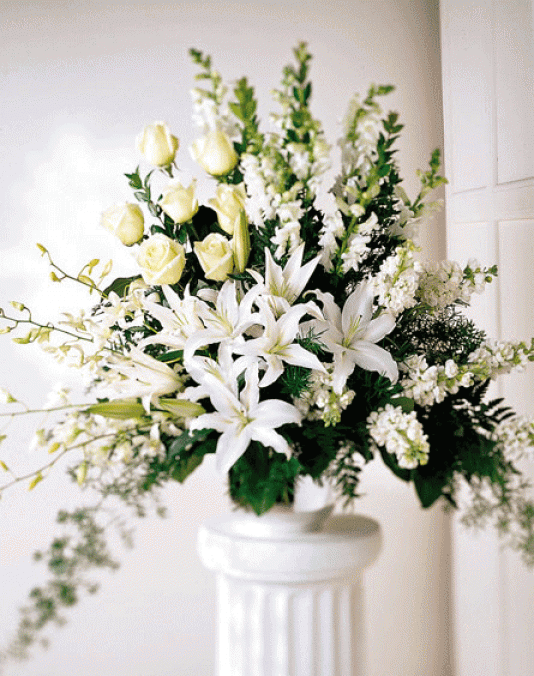 Arreglos florales para iglesia