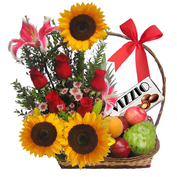 Arreglos florales con Frutas