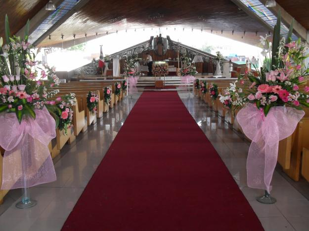 Arreglos florales para iglesia