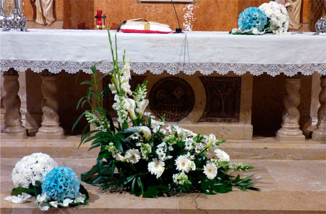 Arreglos florales para Bautizo