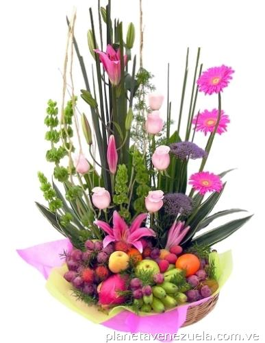 Arreglos florales con Frutas