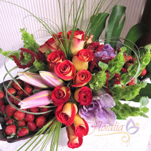 Arreglos florales con Frutas
